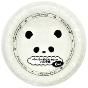 ペーパーボウル 10cm パンダ柄 6枚入