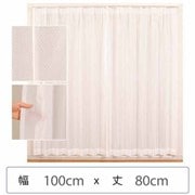 ミラーレースカーテン ウォッシャブル 防炎 日本製 幅100cm×丈80cm 1枚 berui-re-100x80