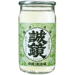 誠鏡 純米たけはら カップ 15.4度 180ml [日本酒]