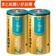 アルカリ乾電池 LongLife PLUS 単2形 1.5V 2個パック シュリンクパック LR14LP（2S）