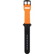 GWBNE-AW02NOG [Apple Watch （40/38mm） NEON ItalianGenuineLeather Watchband NOG ネオンオレンジ/ブラック]