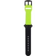 GWBNE-AW02NGR [Apple Watch （40/38mm） NEON ItalianGenuineLeather Watchband NGR ネオングリーン/ブラック]