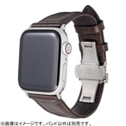 GWBMC-AW01DBR [Museum-calf Watchband for Apple Watch （44/42mm） Dark Brown ダークブラウン]