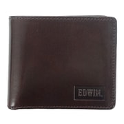 EDWIN イタリアンレザー エンボス 二つ折財布 小銭入れ付 イタリアンレザー D.BROWN 22219021