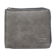 EDWIN ダークメタルプレート R-ZIP 二つ折財布 小銭入れ付 合成皮革 GRAY 22229055