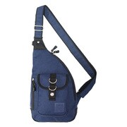 22239070 [EDWIN シャークスキン ボディショルダーバッグ 縦型 軽量 NAVY]