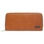 EDWIN ダークメタルプレート ラウンドジップ長財布 小銭入れ付 合成皮革 Lt.BROWN 22239072