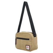 22249121 [EDWIN ウォッシュキャンバス スクエアショルダーバッグ コンパクト ポケット付 BEIGE]