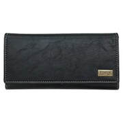 EDWIN ホワイトステッチ メタルプレート 長財布 小銭入れ付 合成皮革 BLACK 22249142