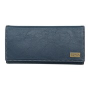 EDWIN ホワイトステッチ メタルプレート 長財布 小銭入れ付 合成皮革 NAVY 22249142