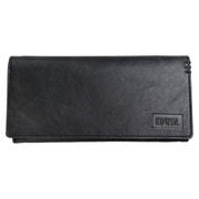 EDWIN ワックスコード エンボス 長財布 小銭入れ付 合成皮革 BLACK 22249146