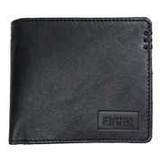 EDWIN ワックスコード エンボス 二つ折財布 小銭入れ付 合成皮革 BLACK 22249147