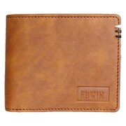 EDWIN ワックスコード エンボス 二つ折財布 小銭入れ付 合成皮革 CAMEL 22249147