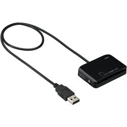 カードリーダー 接触型 microSD/マイナンバーカード対応 確定申告 ブラック CRW-ICMSD77BK