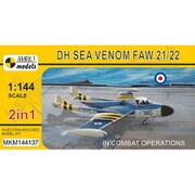 MKM144137 1/144 エアクラフトシリーズ シーベノム FAW.21/22 スエズ動乱 2イン1 [組立式プラスチックモデル]