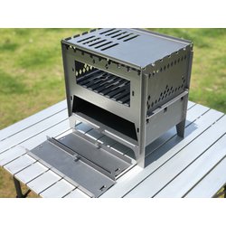 ヨドバシ.com - BrindleCamp 組立式 ピザ窯付きBBQグリル