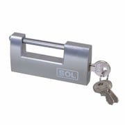 No.5700-100 [No.5700-100 アルミ倉庫錠 普通品]