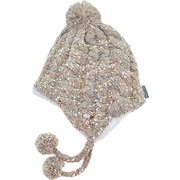 PEANUTS SNOOPY BONBON EAR COVER BEANIE VSJB1014 ベージュ [ニットキャップ ビーニー ジュニア]