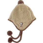 PEANUTS SNOOPY スヌーピー BONBON EAR COVER BEANIE VSJB1019 ベージュ [ニットキャップ ビーニー ジュニア]