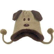PEANUTS SNOOPY スヌーピー FACE BONBON BEANIE VSJB1020 ベージュ [ニットキャップ ビーニー ジュニア]