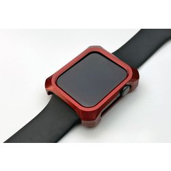 GW-424 [Solid bumper ソリッドバンパー for Apple Watch アップルウォッチ （Series4.5.6/SE用） 44mm レッド]