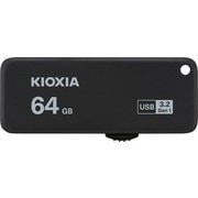 USBフラッシュメモリ TransMemory U365 USB3.2Gen1対応 64GB マットブラック KUS-3A064GK