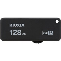 USBフラッシュメモリ TransMemory U365 USB3.2Gen1対応 128GB マットブラック KUS-3A128GK