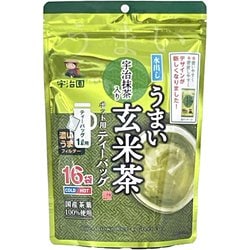 水出し うまい抹茶入り玄米茶 ティーバッグ 8gx16P