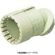 FNVK-22G10 [PF菅用 曲がりコネクタ45°Gタイプ 適合管22適合ノック径φ27 ベージュ 10個]