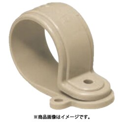 KTF-22J05P [PF菅片サドル 適合PF菅22 ベージュ 5個]