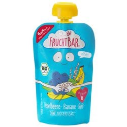 フルッフバー 有機フルーツのベビースムージー ブルーベリー・バナナ [対象月齢：6ヶ月から]