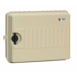 WB-4J [ウオルボックス プラスチック製防雨ボックス ヨコ型 ベージュ 1個]