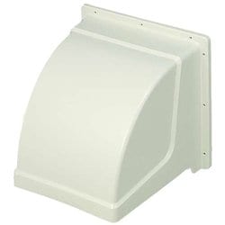 換気扇フード プラスチック製 木ネジ10本付 換気扇25cm用 ベージュ PLF-25