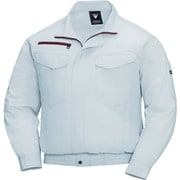 XE98001-22-3L [ジーベック 空調服 綿ポリ混紡ペンタス空調服 シルバーグレー 3Lサイズ]