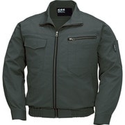 XE98002-62-L [ジーベック 空調服 綿薄手現場服ヘリンボン空調服 アーミーグリーン Lサイズ]
