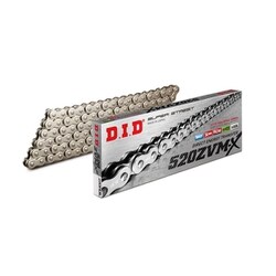 バイク用チェーン プレミアムスーパースポーツモデル 520ZVM-X‐140ZB SILVER カラー：SILVER サイズ：140L
