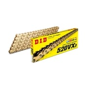 バイク用チェーン ライトライディングチェーン 520VX3‐140FB GOLD カラー:GOLD サイズ:140L