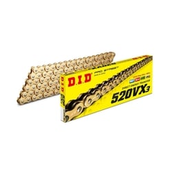 バイク用チェーン ライトライディングチェーン 520VX3‐140ZB GOLD カラー：GOLD サイズ：140L