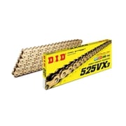 バイク用チェーン ライトライディングチェーン 525VX3‐140FB GOLD カラー:GOLD サイズ:140L