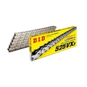 バイク用チェーン ライトライディングチェーン 525VX3‐140ZB SILVER カラー:SILVER サイズ:140L