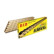 バイク用チェーン ライトライディングチェーン 530VX3‐140FB GOLD カラー:GOLD サイズ:140L