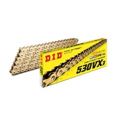 バイク用チェーン ライトライディングチェーン 530VX3‐140ZB GOLD カラー：GOLD サイズ：140L