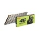 バイク用チェーン 520VR46 ROSSI MODEL‐120ZB SILVER＆GOLD カラー：SILVER＆GOLD サイズ：120L