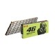 バイク用チェーン 525VR46 ROSSI MODEL‐130ZB SILVER＆GOLD カラー：SILVER＆GOLD サイズ：130L