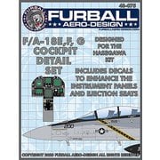 48-075 1/48 デカール F-18E・F・Gコクピット ディテールセット [プラモデル用品]