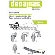 PAR047 1.2mm ホースジョイントセット2 [プラモデル用パーツ]