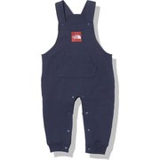 スウェットロゴオーバーオール B Sweat Logo Overall NBB32103 TNFネイビー2(NN) 80サイズ [アウトドア パンツ ベビー]