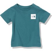 ショートスリーブスモールスクエアロゴティー B S/S Small Square Logo Tee NTB32141 シェイディッドスプルース(SU) 80サイズ [アウトドア トップス キッズ]