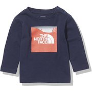 ロングスリーブグラフィックティー B L/S Graphic Tee NTB82150 TNFネイビー(NY) 80サイズ [アウトドア トップス キッズ]