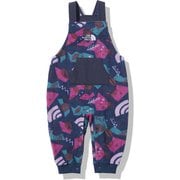 キャンベルフリースオーバーオール B Camp-bell Fleece Overall NAB72156 フォレストパークネイビー(FN) 80サイズ [アウトドア フリース キッズ]